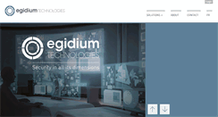Desktop Screenshot of egidium-technologies.com
